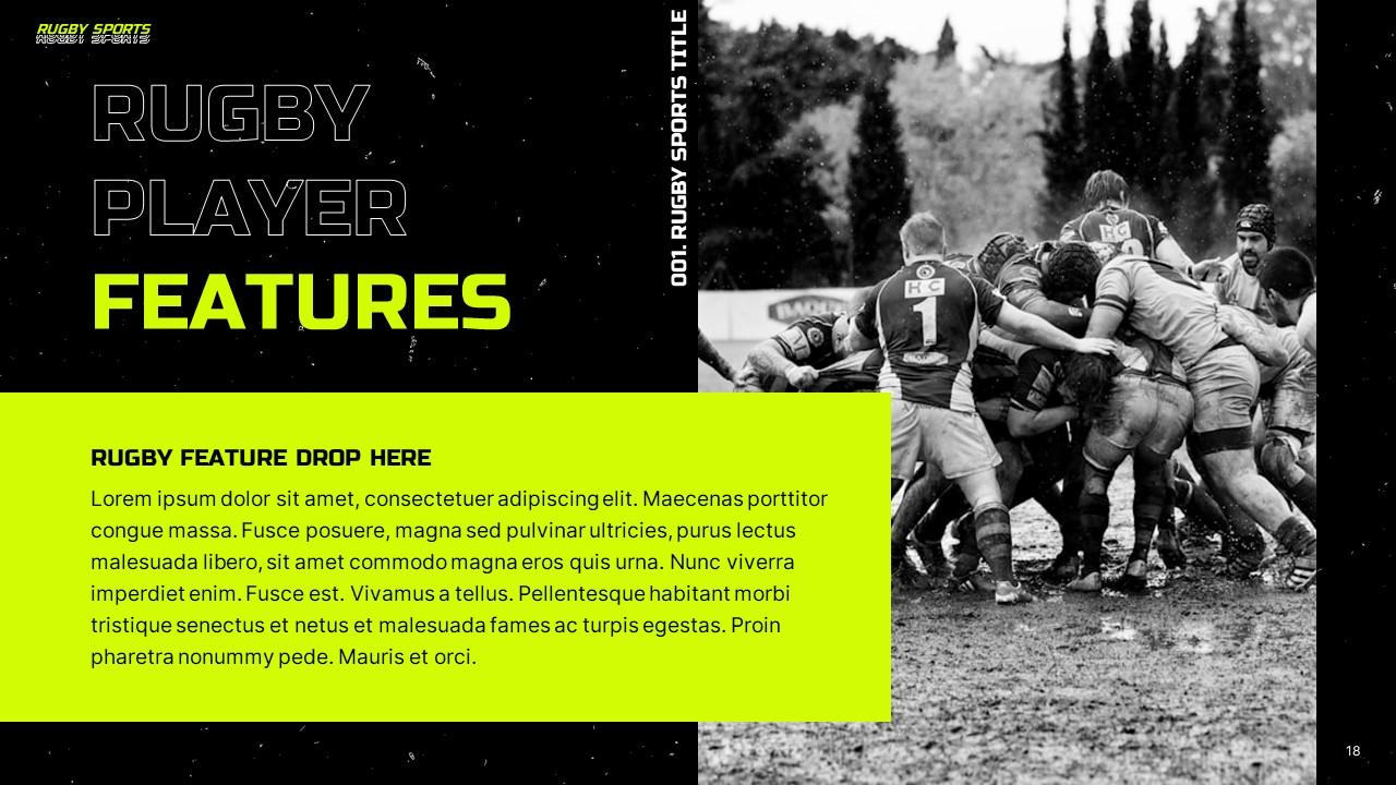 Rugby-Sports PowerPoint Template