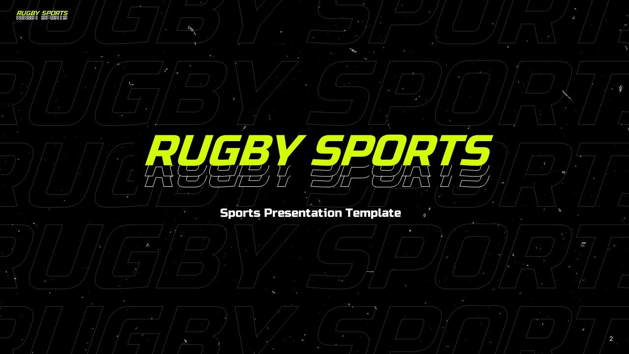 Rugby-Sports PowerPoint Template