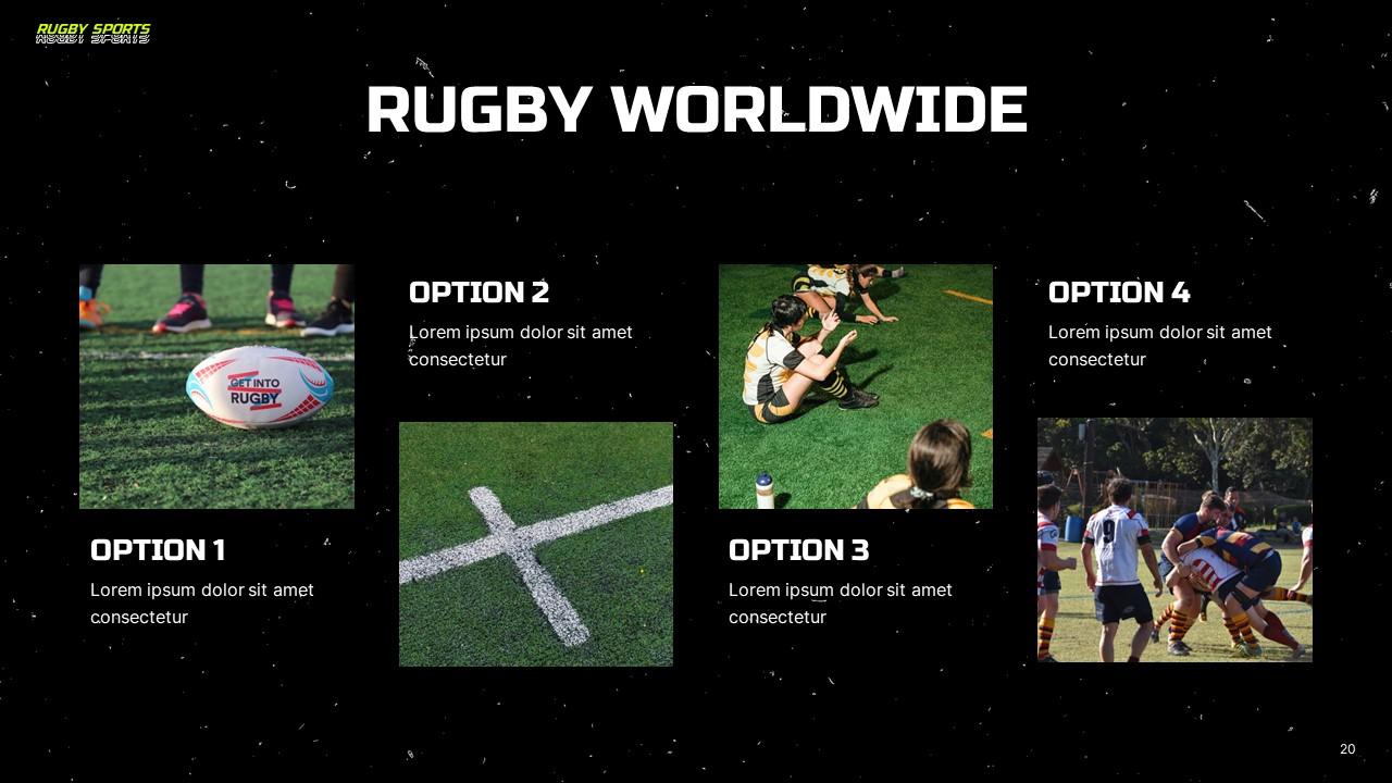 Rugby-Sports PowerPoint Template