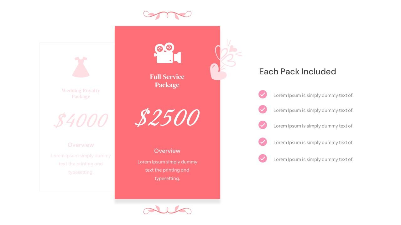 Wedding Organizer PowerPoint template