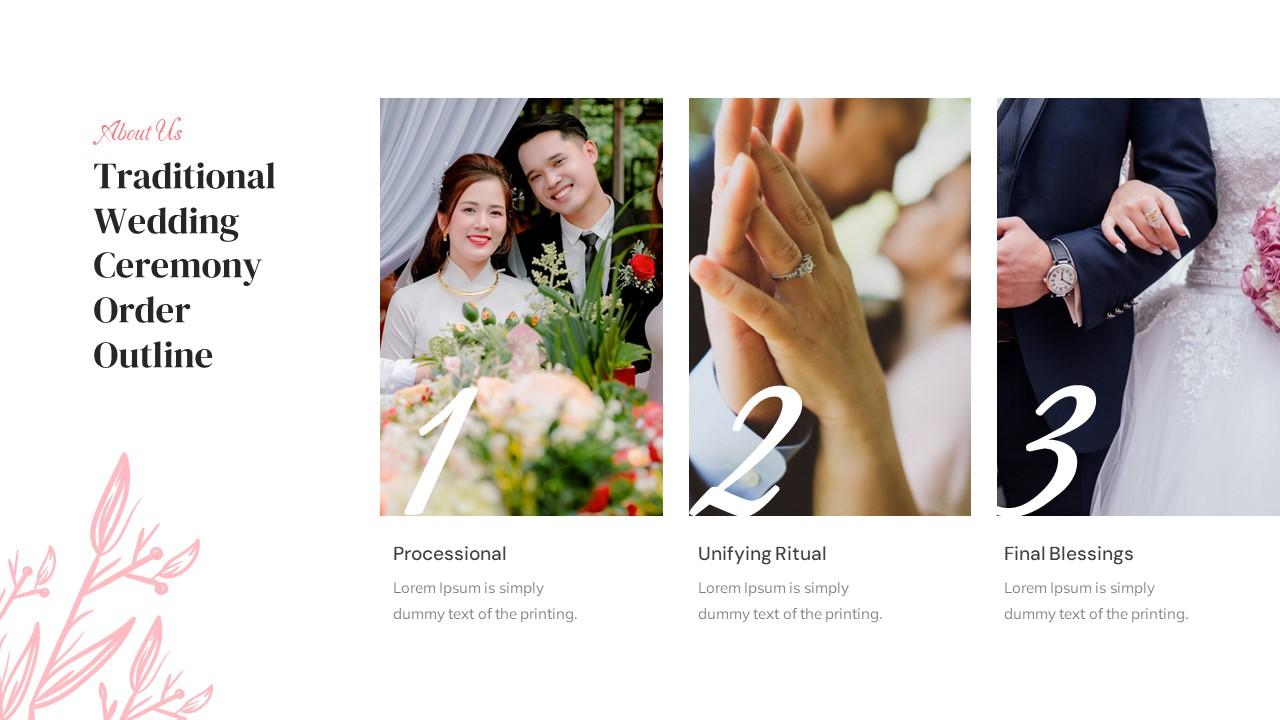 Wedding Organizer PowerPoint template