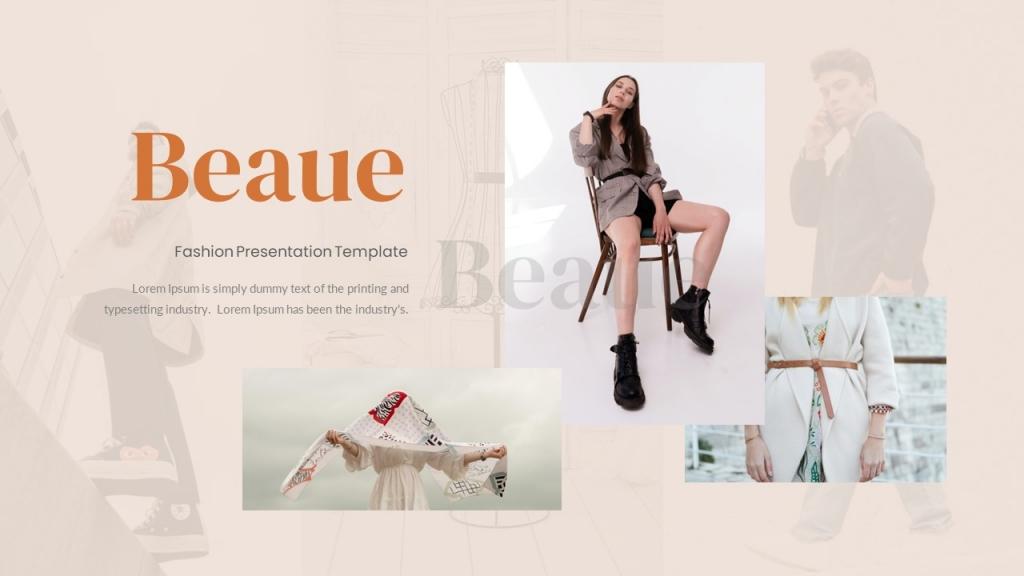 Fashion Presentation Template PPTX