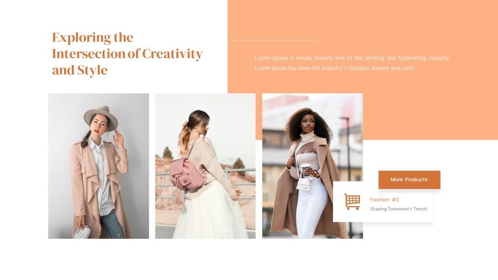 Fashion Presentation Template PPTX