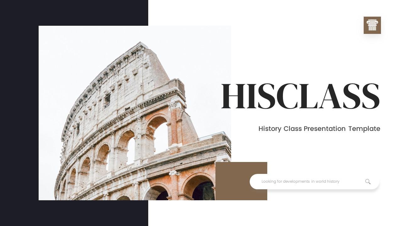 History Class Presentation template GSL