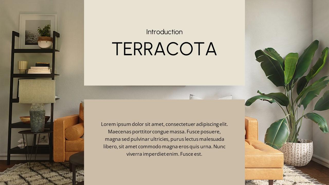 Terracota Interior Presentation PPTX