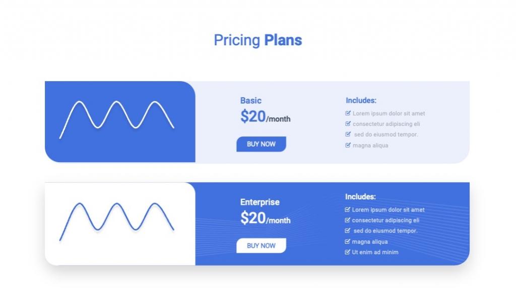 PicePro-Pricing Plans PowerPoint Template