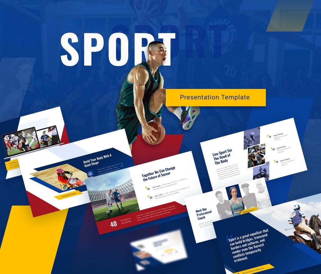 Olympix - Sport Presentation Google Slides Template