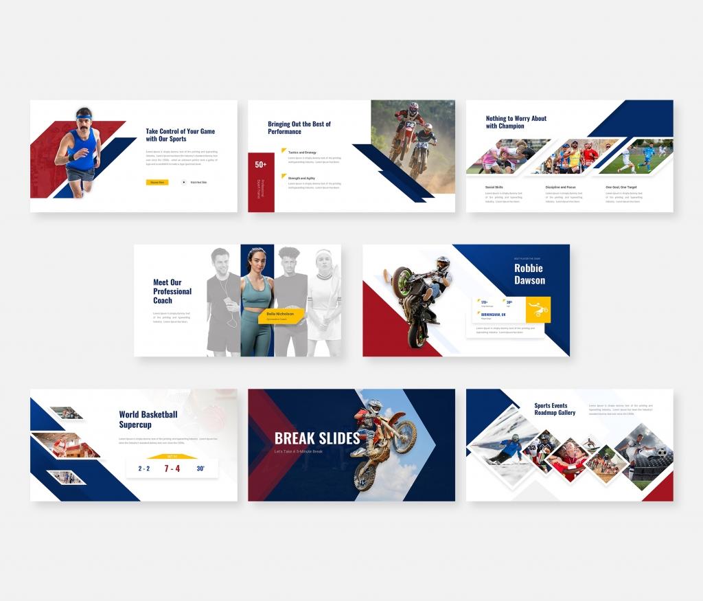 Olympix - Sport Presentation PowerPoint Template