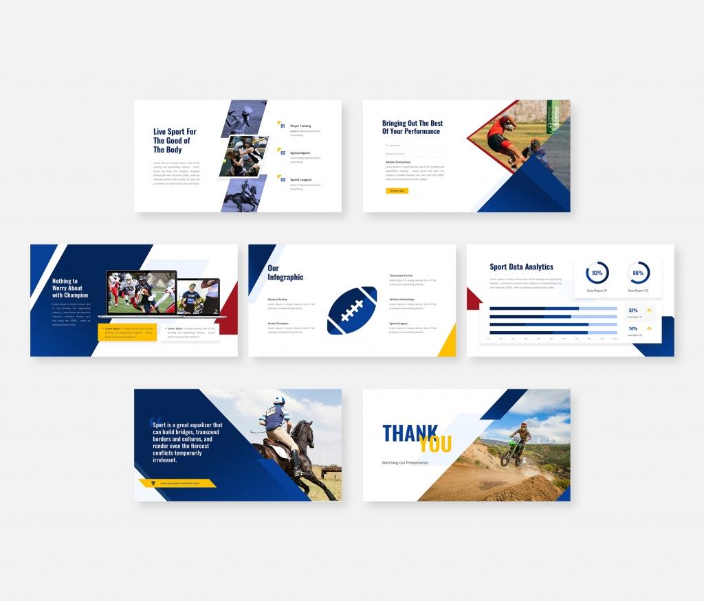 Olympix - Sport Presentation PowerPoint Template