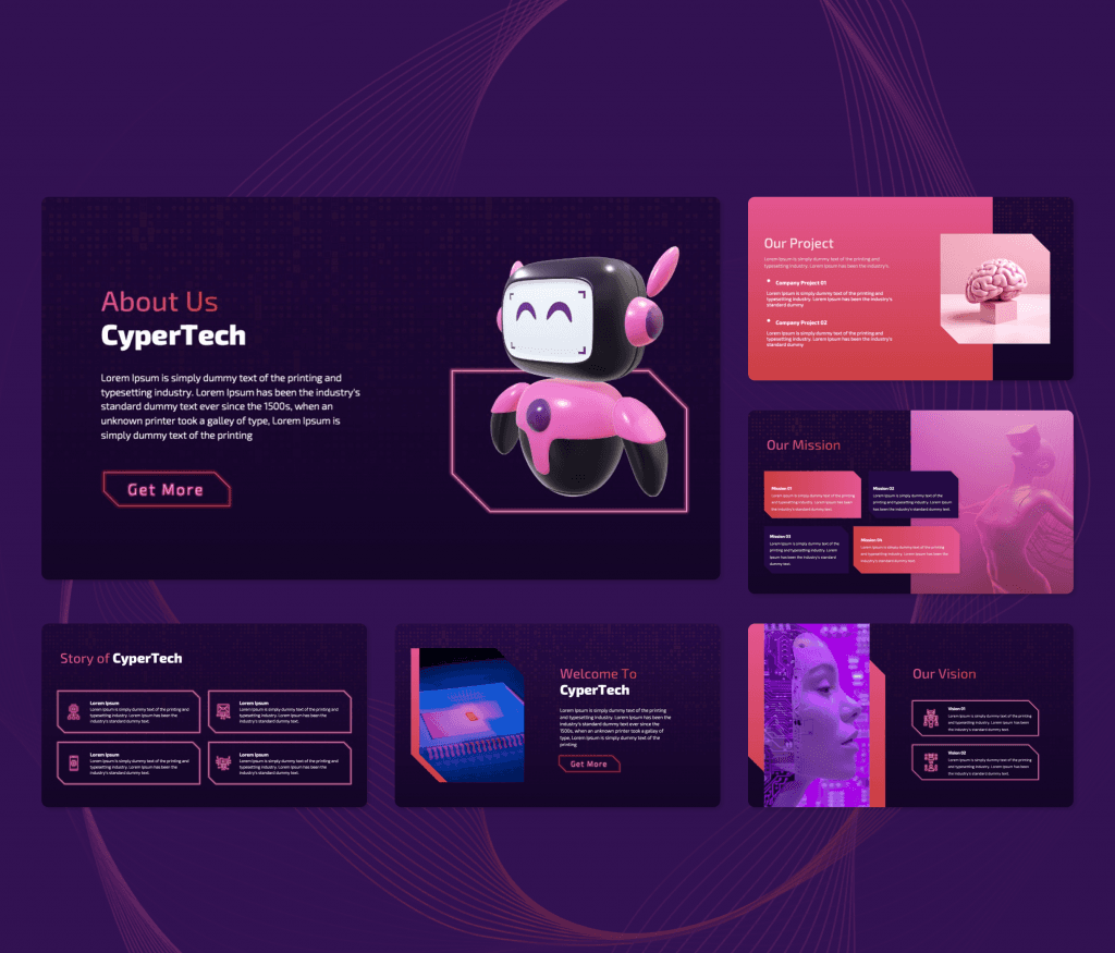 AI Technology - PowerPoint Presentation Template