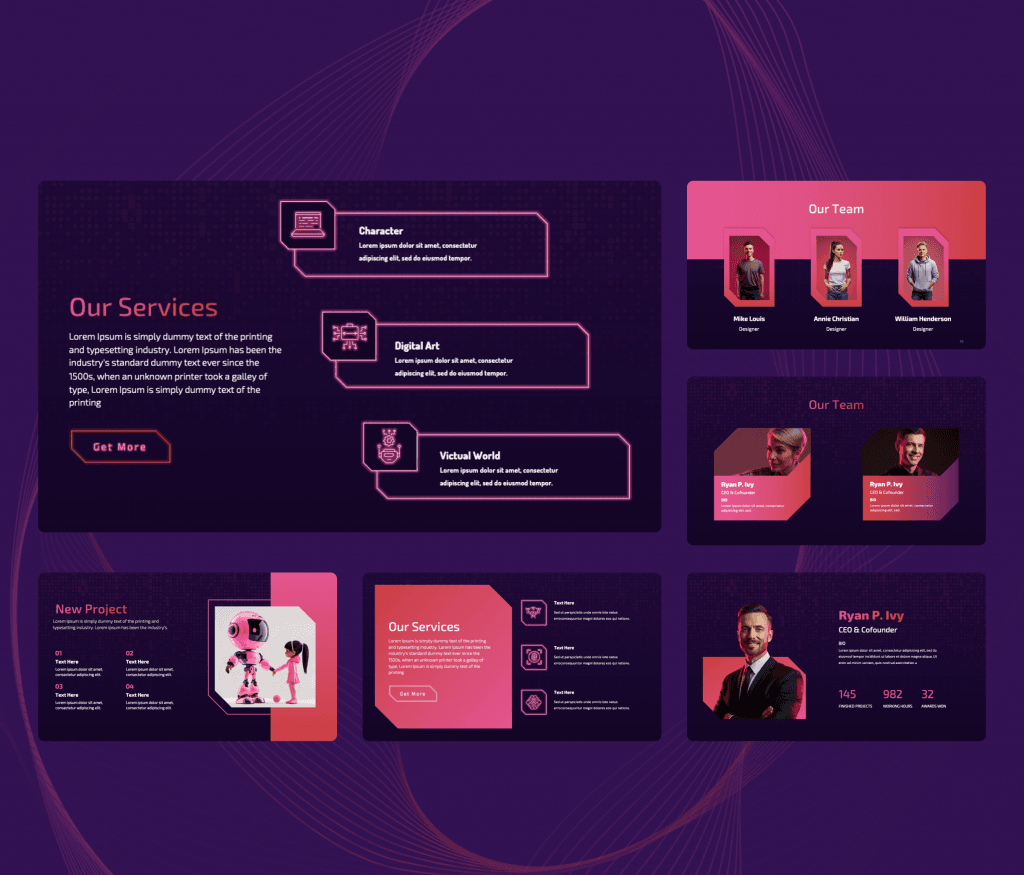 AI Technology - PowerPoint Presentation Template