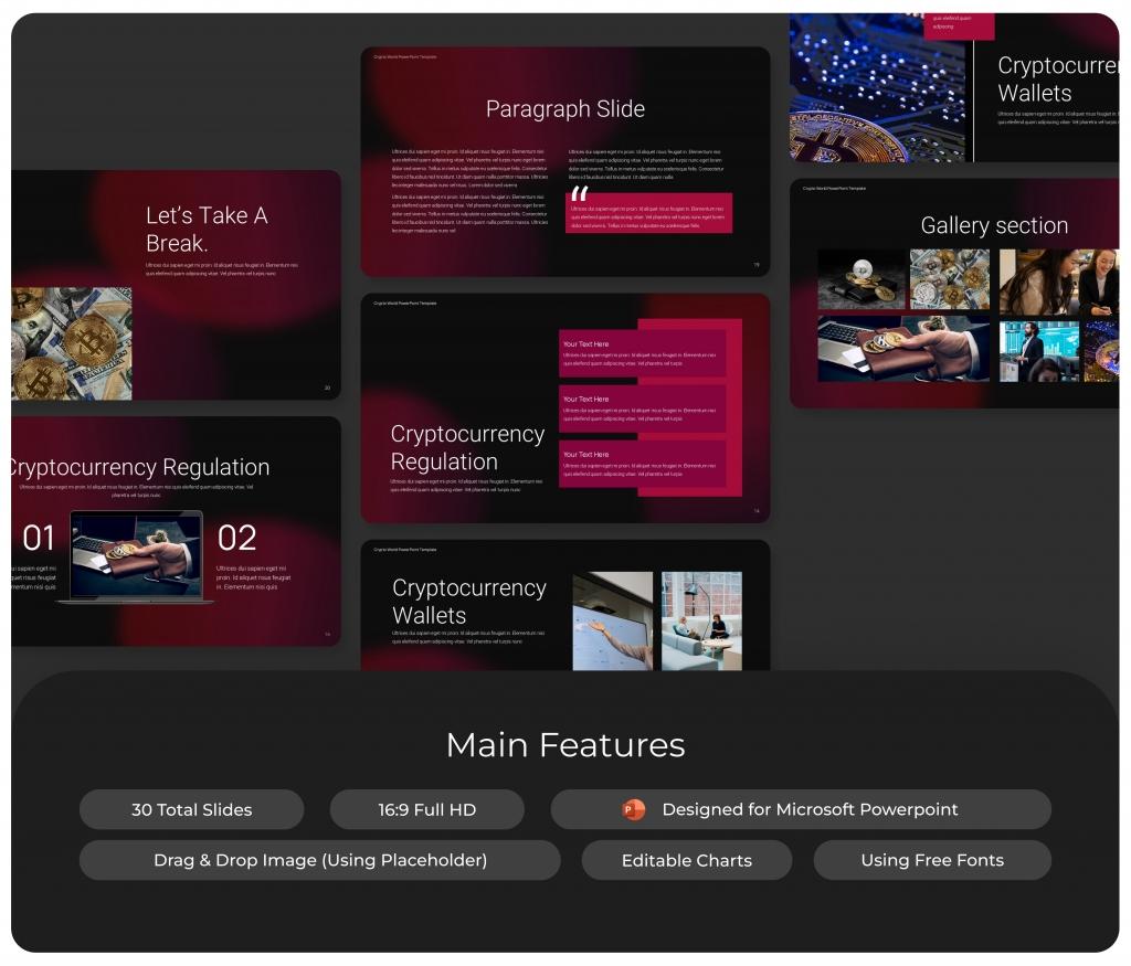 Crypto World PowerPoint Presentation Template