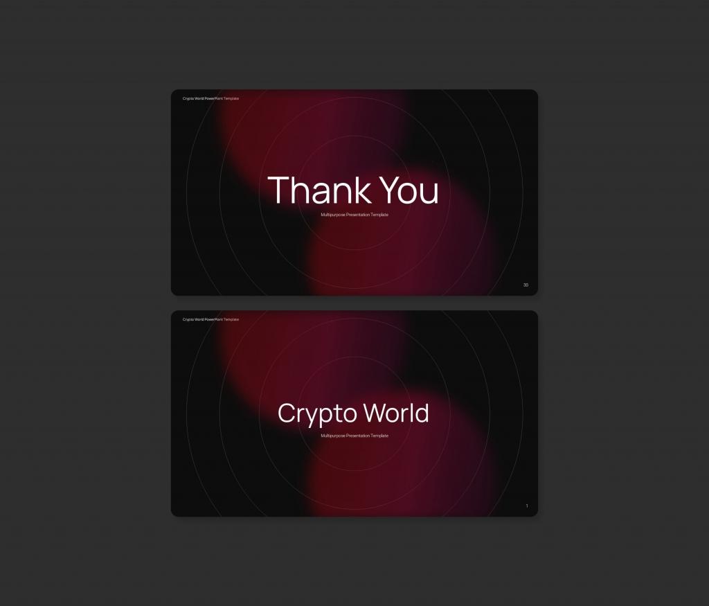 Crypto World PowerPoint Presentation Template