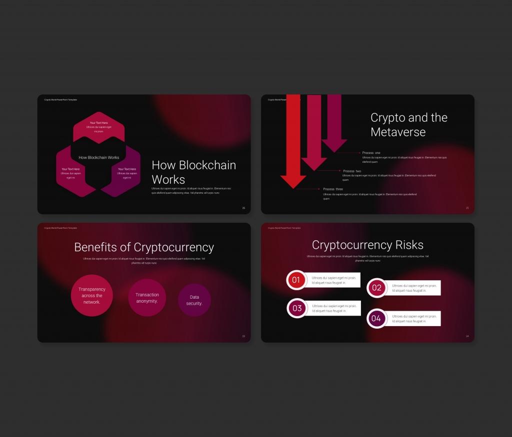 Crypto World PowerPoint Presentation Template