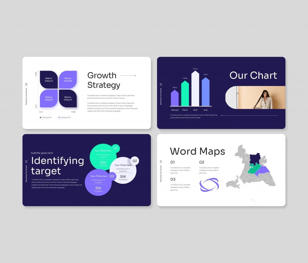 Elevating Your Brand PowerPoint Presentation Template