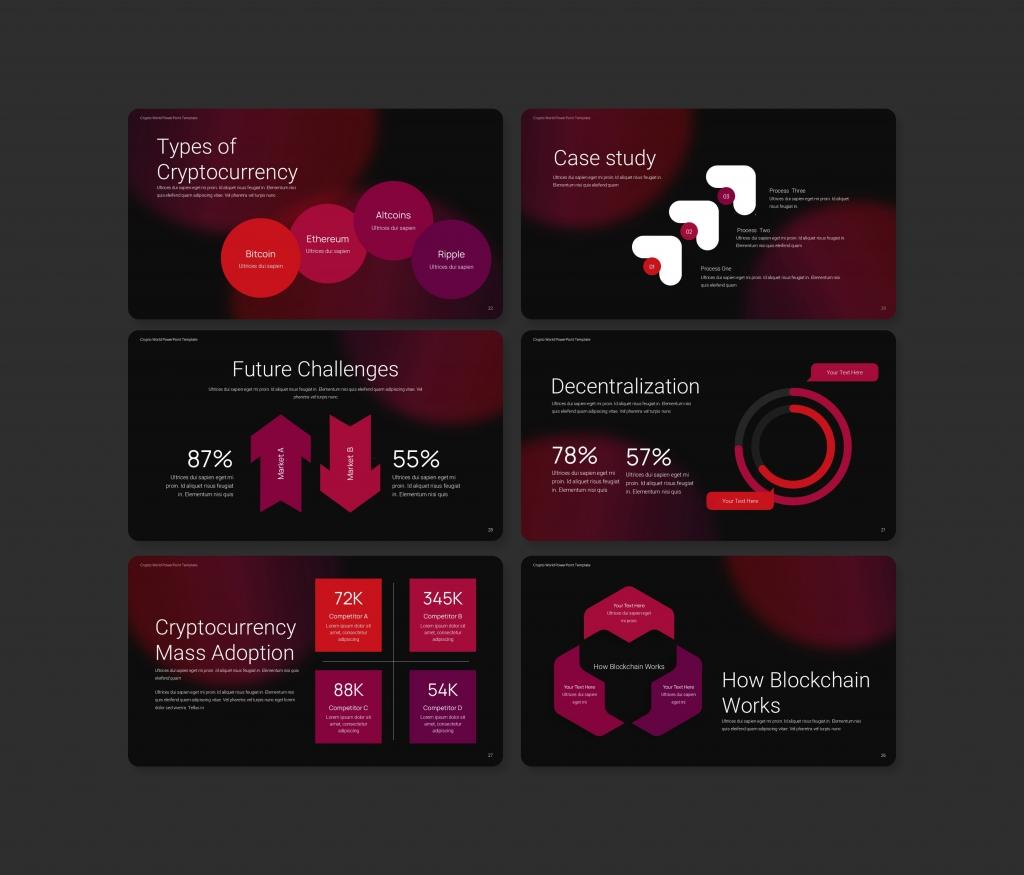 Crypto World PowerPoint Presentation Template