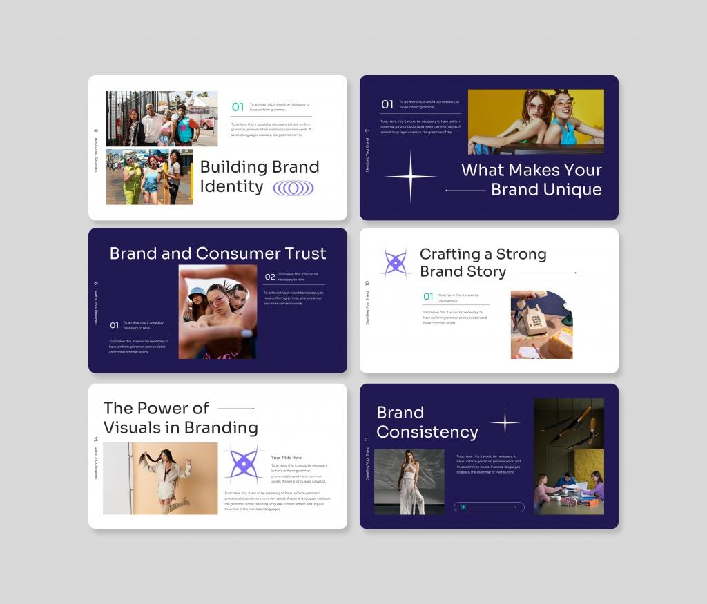 Elevating Your Brand PowerPoint Presentation Template