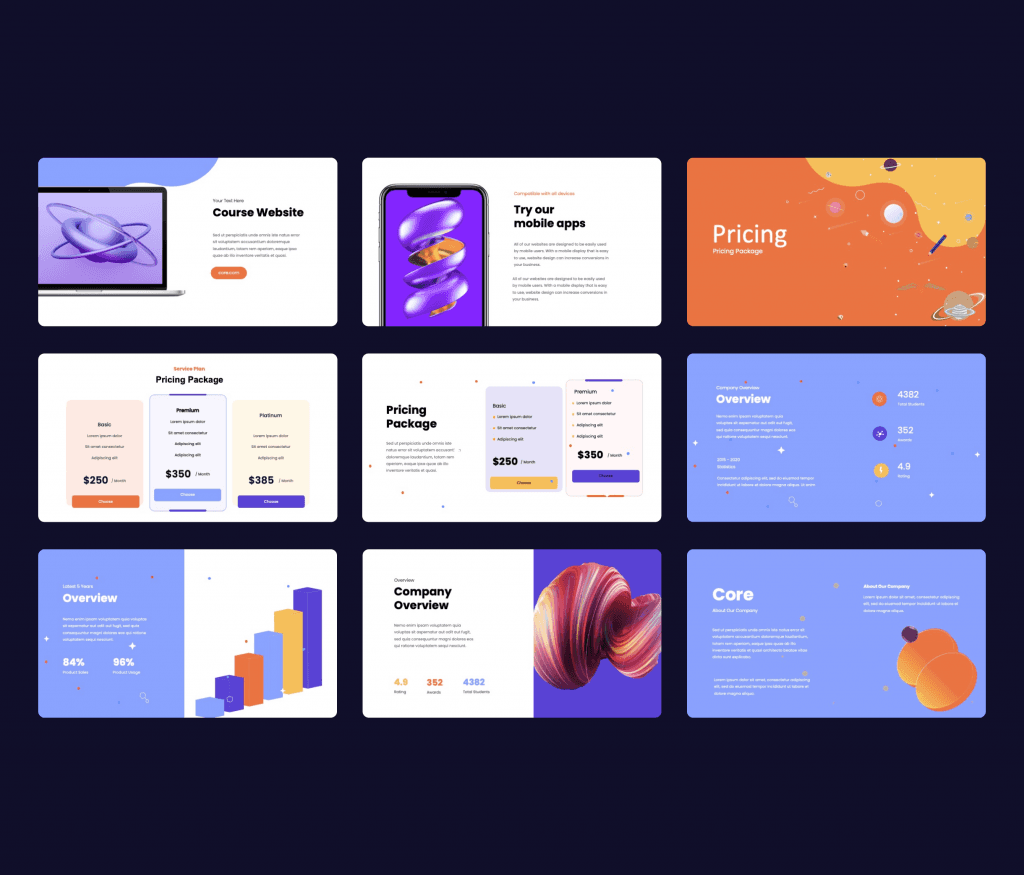 Core- Physics Education PowerPoint Presentation Template