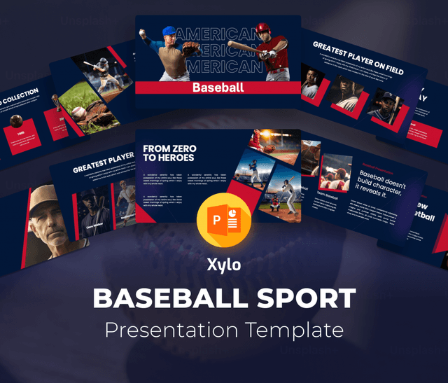 Xylo- Baseball Sports PowerPoint Presentation Template