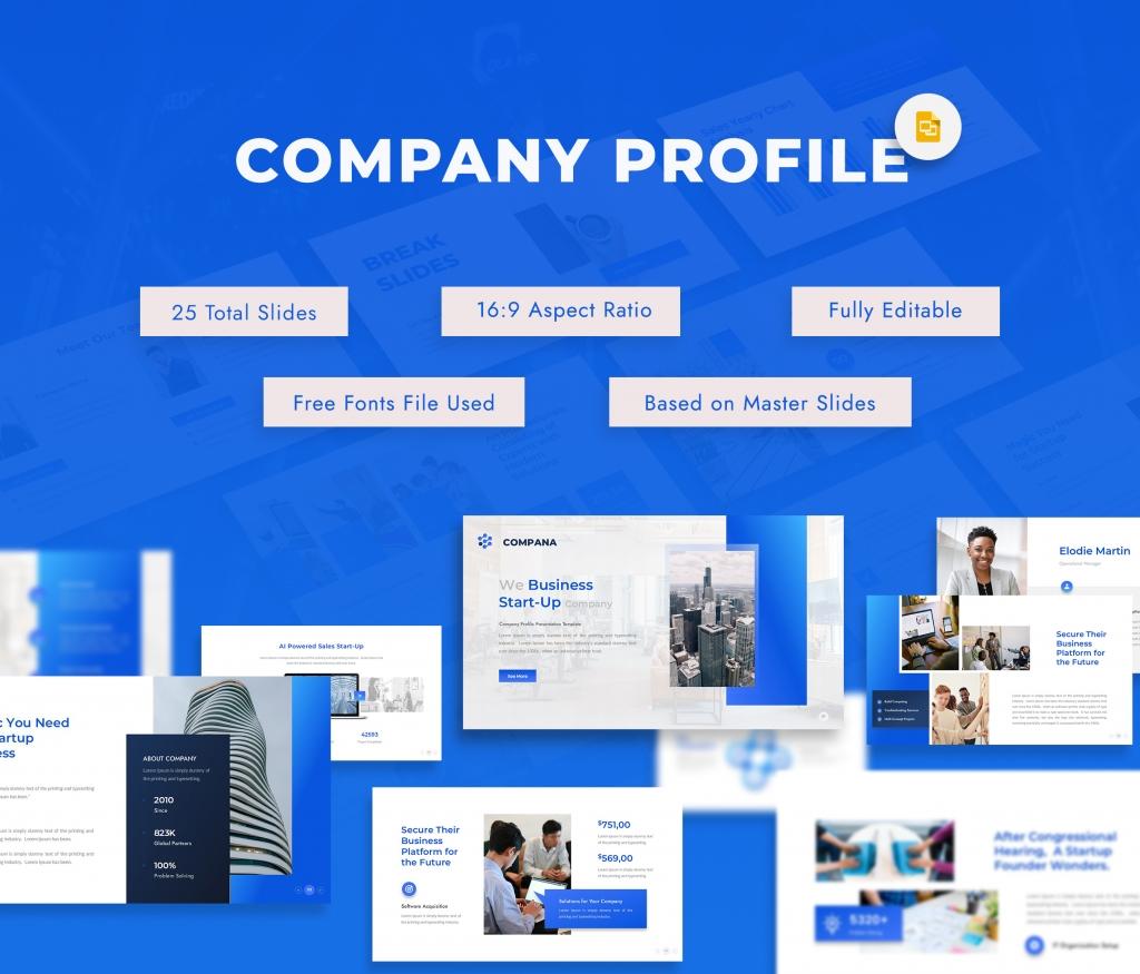 Compana - Company Profile Google Slides Presentation