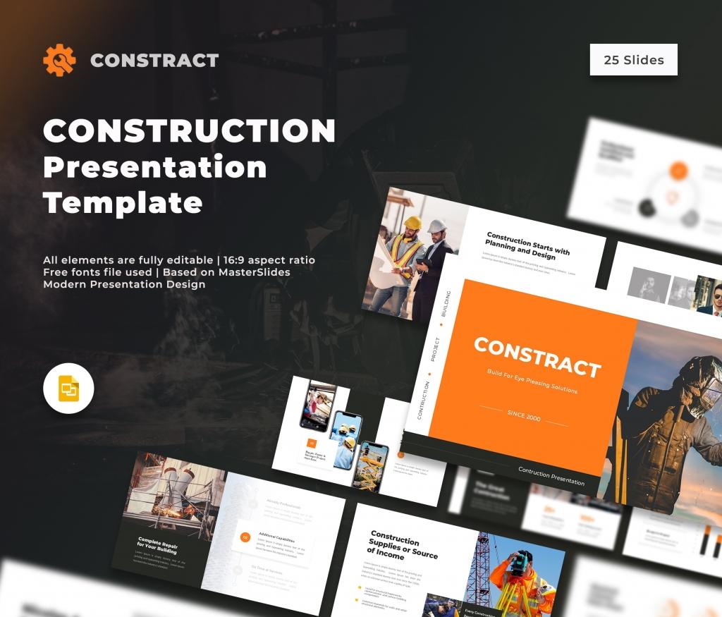 Constract - Construction Google Slides Presentation