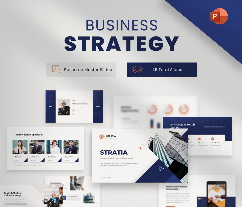 Stratia – Business Strategy PowerPoint Presentation