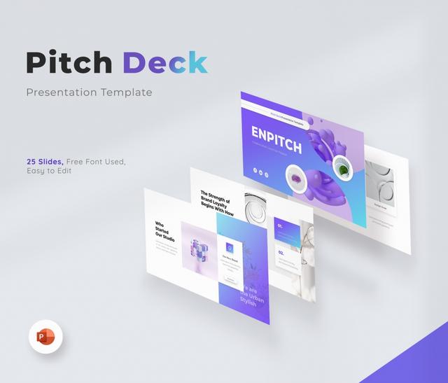 Enpitch- Pitch deck PowerPoint Presentation Template