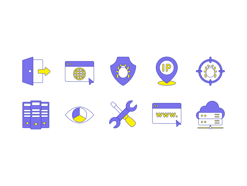 25 Web hosting Icon Pack