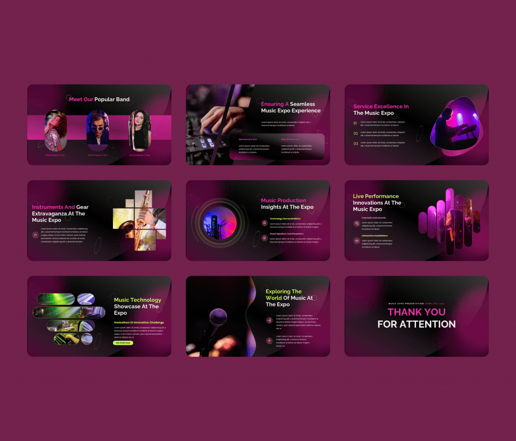 Expo- Music Themed PowerPoint Presentation