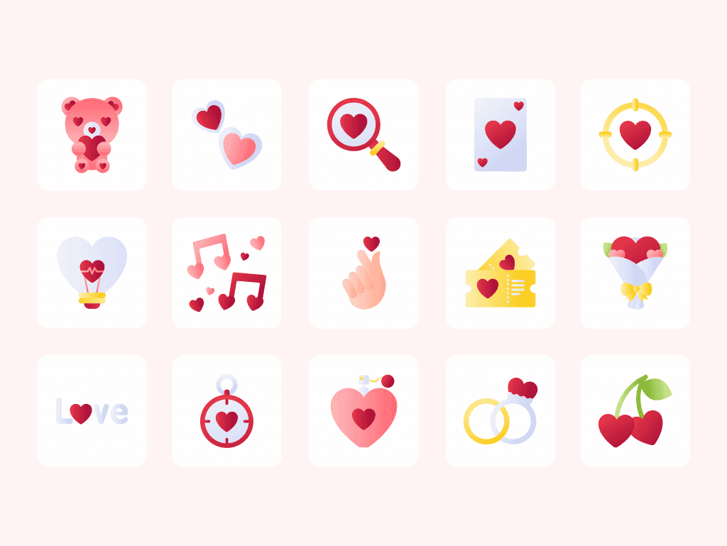 25 Valentine's Day Icons