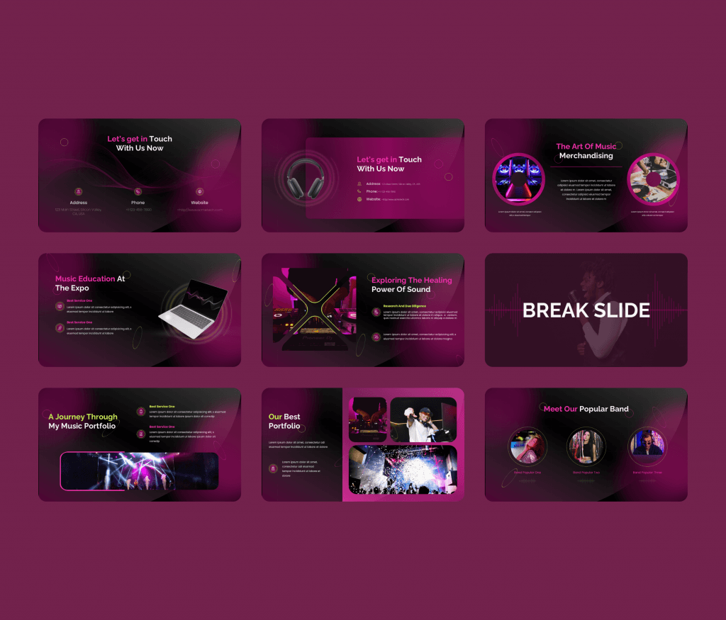 Expo- Music Themed PowerPoint Presentation