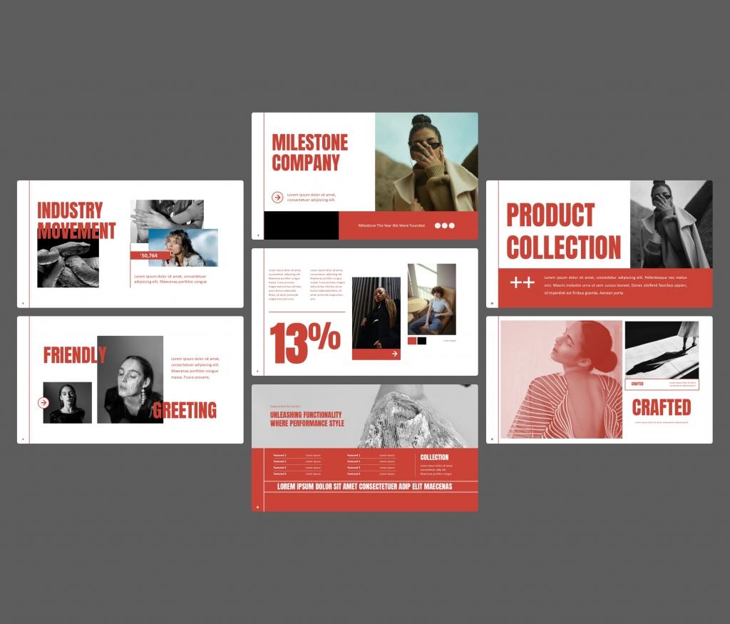 Fashion Showcase PowerPoint Presentation Template