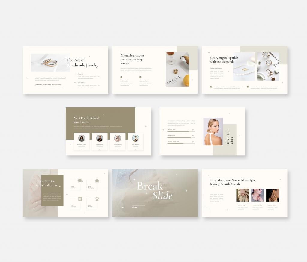 Jewelry Presentation PowerPoint Template