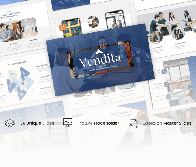 Vendita – Digital Marketing Presentation Template