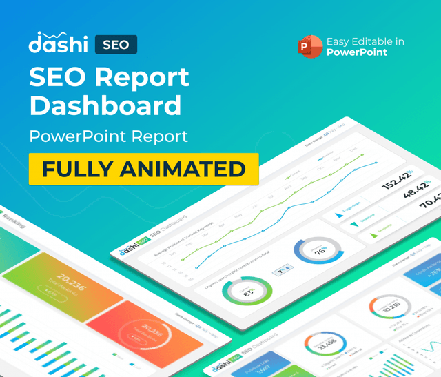 dashi SEO Dashboard Report PowerPoint Presentation