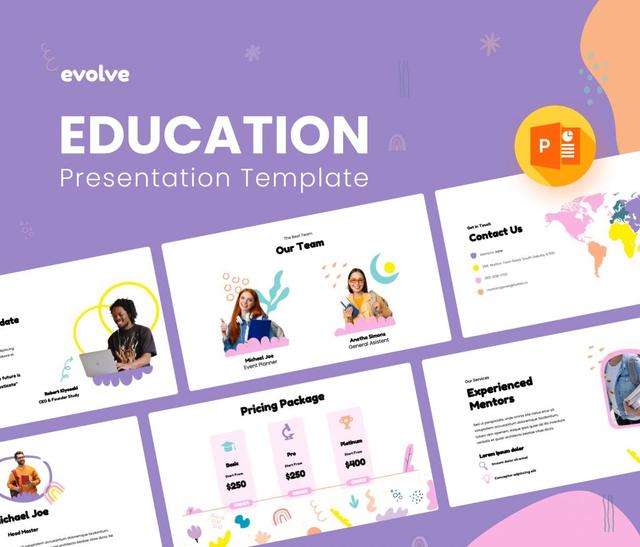Evolve – Education and Course Presentation Template.