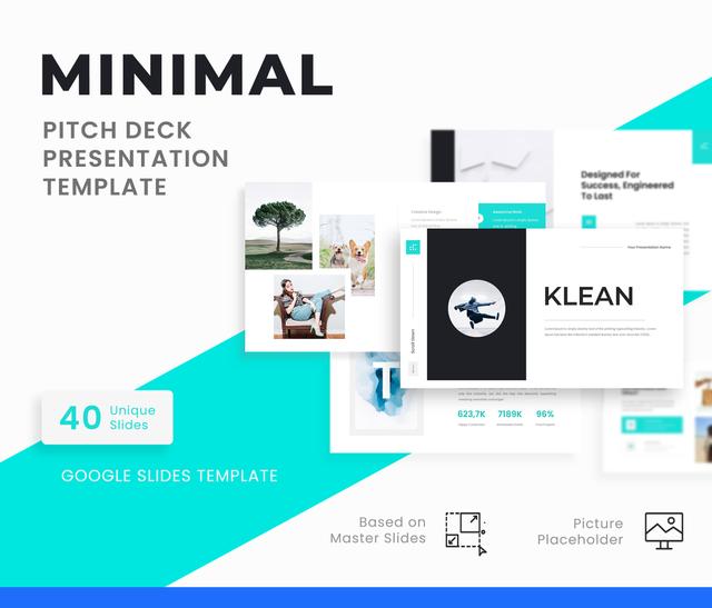 Klean – Minimal Pitch Deck Presentation Template