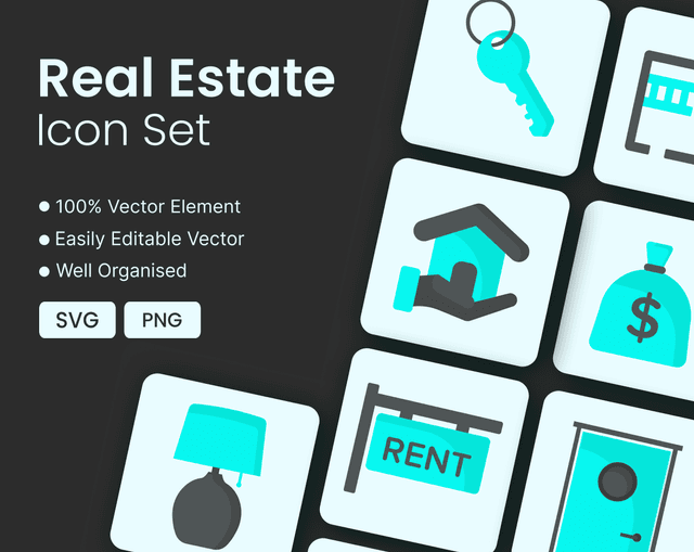 Real Estate Icon Set